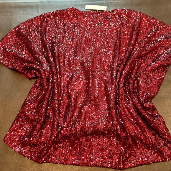 Trina Turk M/L sequin top - Picture 2 of 7